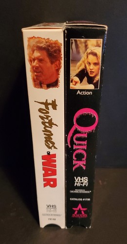 Lot of 2 VHS Screeners Fortunes of War w/M. Sheen, Quick w/ Robert Davi - Picture 3 of 5