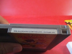 The Simpsons Bartman Meets Radioactive Man (Nintendo NES) COMPLETE w/ Box poster