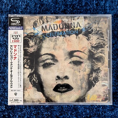 MADONNA SEALED CELEBRATION CD ALBUM SHMCD JAPAN 2017 REISSUE w PROMO OBI