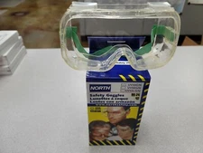 North Safety Goggles UV50C/N ANSI Z87.1 OSHA Compliant Impact & UV Resistant PPE