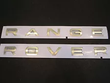 PLATINUM SILVER! OEM GENUINE LAND RANGE ROVER SPORT BADGE LOGO EMBLEM DECAL