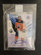 2021 Connor McDavid SP game Used Patch Auto