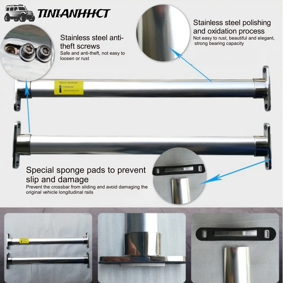 Barras transversales para portaequipajes Lincoln Navigator 2007-2014 barras de carga Foto 2 de 4
