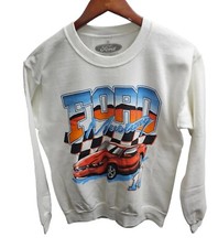 Mustang Graphic Crew Sweatshirt Large