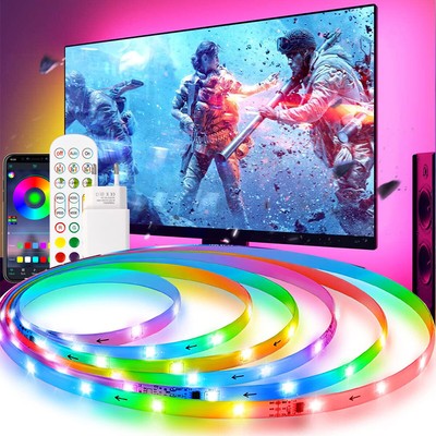 RGB LED Stripe 5050 SMD Leiste Streifen USB Band Licht Lichtleiste Lichterkette 