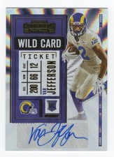 2020 Panini Contenders Wild Card Variation Rc Auto Van Jefferson SSP # to 38