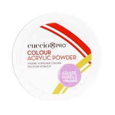 Colour Acrylic Powder - Grape Purple by Cuccio Pro for Women - 1.6 oz