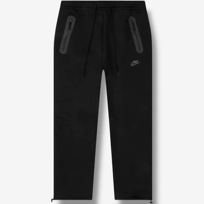 Nike Sportswear Tech Fleece Open Hem Black Pants Size L Large NWT HJ6533-010