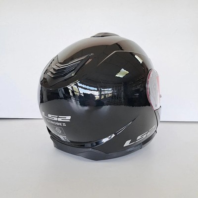 LS2 Motorrad Klapphelm - FF908 Strobe II (Schwarz glänzend)