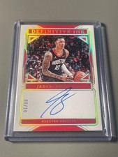 2024-25 Panini National Treasures Jabari Smith Jr. Definitive Ink Gold /10