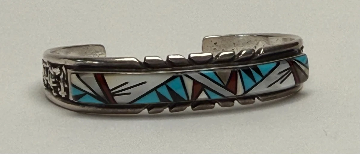 Vintage Zuni Inlay In Native American Bracelets for sale | eBay