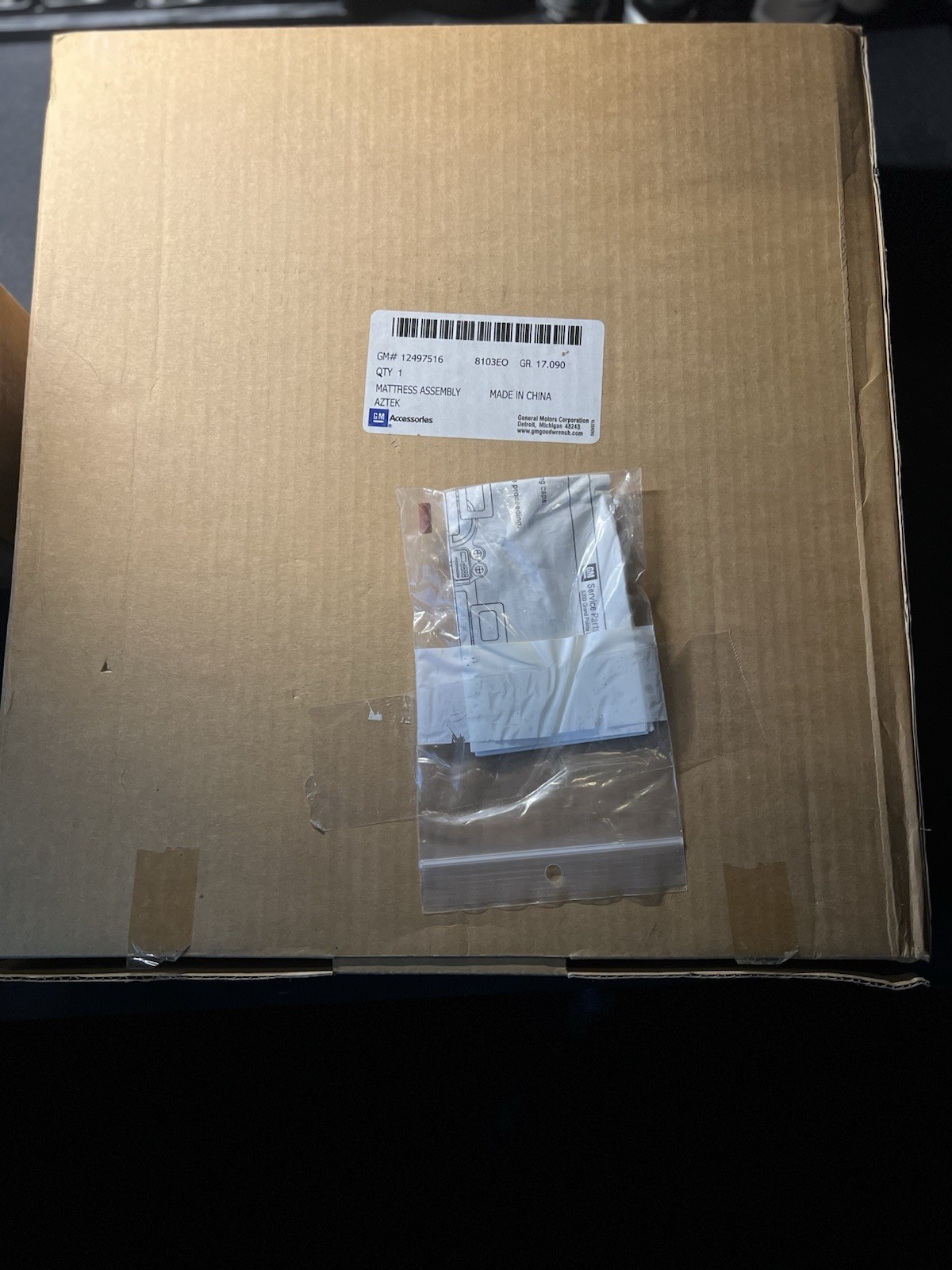 Pontiac Aztec Camping Package GM Accessories (Rare)