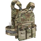 KRYDEX FCPC V5 Plate Carrier Vest Tegris Cummerbund and KTAR Front Flap MC Camo