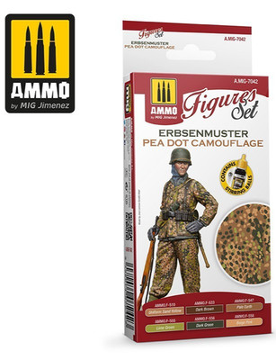 AMMO by Mig 7042 Erbsenmuster Pea Dot Camouflage Figures Set
