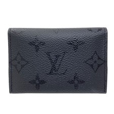 LOUIS VUITTON M26733 Slim Porte Cartes Card Case Monogram Midnight mens Used 
