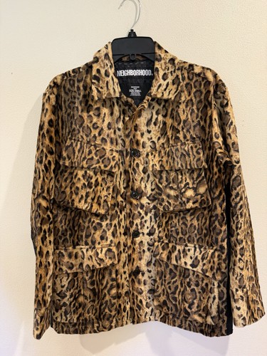 Neighborhood, Neighborhood Japan Leopard Fur Jacket Small New Made In Japan