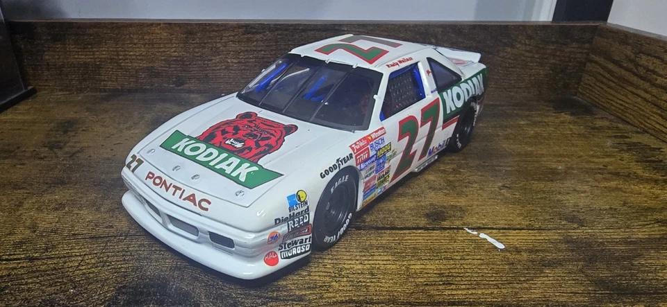 Rusty Wallace 1989 #27 Kodiak Pontiac Action — Diecast 1/24 construido a medida Foto 2 de 4