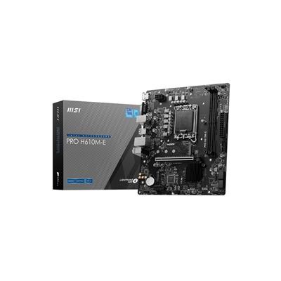 MSI PRO H610M-E Sockel 1700/H610/Ddr5/S-Ata 6Gb/S/Micro Atx
