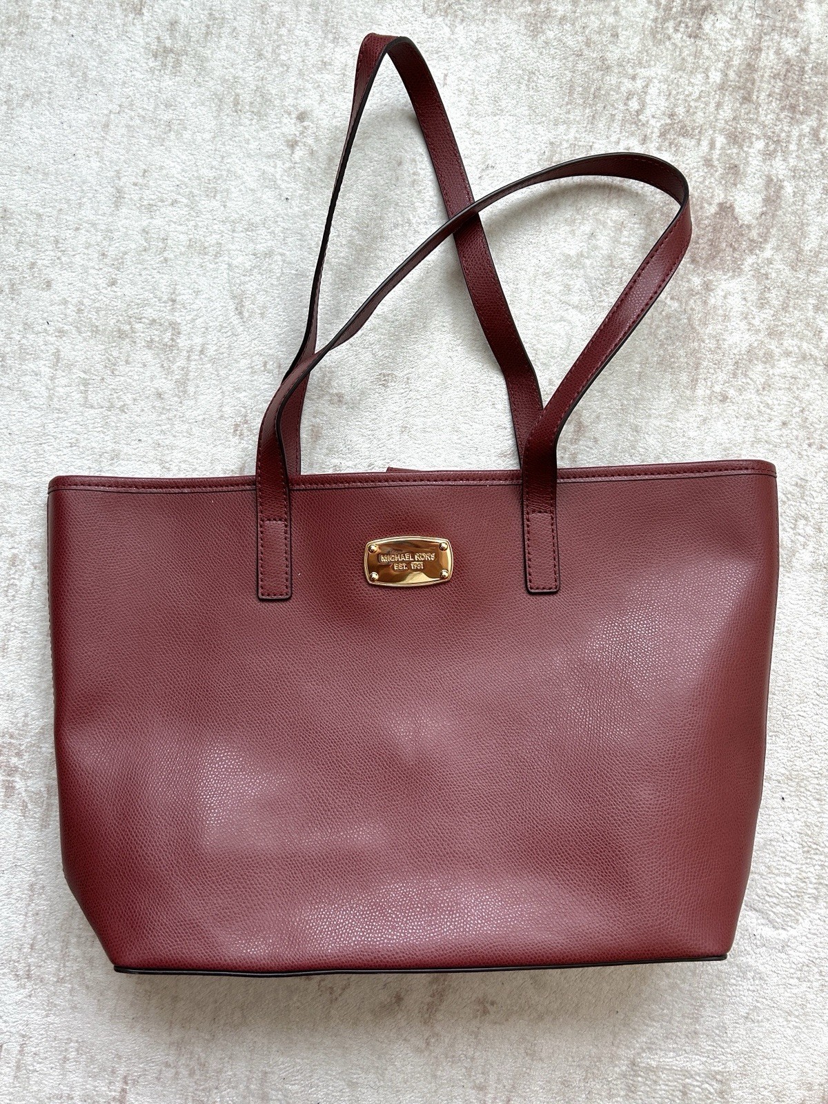 Michael Kors Small Travel Tote Bag Brick Leather thumbnail 5