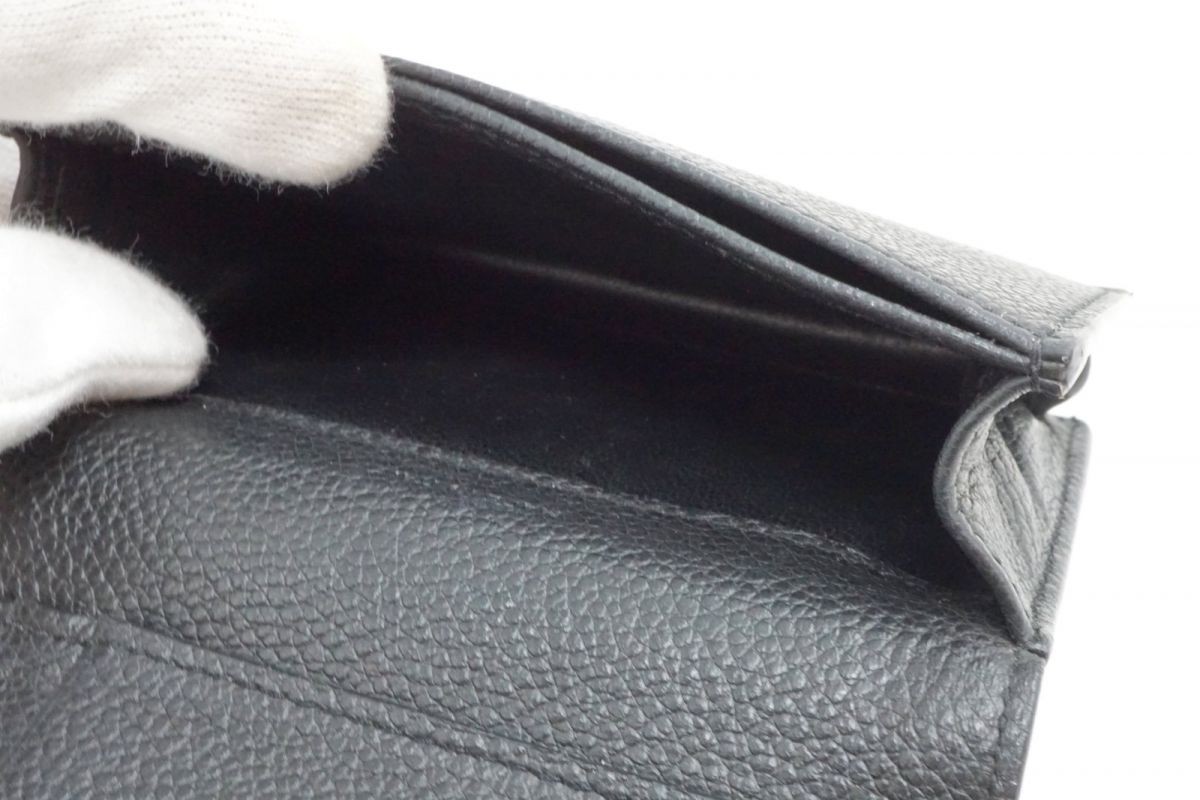 Saint Laurent Paris Business Card Holder Pass Case Logo Leather Navy *Uxv9131 thumbnail 8