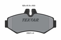 1X Textar 2302101 Bremsbelagsatz Scheibenbremse FüR VW Mercedes-Benz Puch