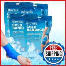 4 Packs Ice Tape, Self Sticking Bandage Wrap,Instant Cold Compression Tape Wrap,