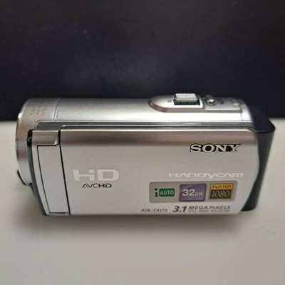 Sony HDR-CX170 Handycam Camcorder HD Digital Video Camera Silver