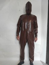Exklusiver Latex gummi  Catsuit Overall Outfit unisex  0,8mm M L XL 2XL 3XL 4XL