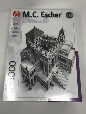 JUMBO 13089 - M.C. Escher Treppauf und Treppab  - 1000 Teile - NEU/OVP