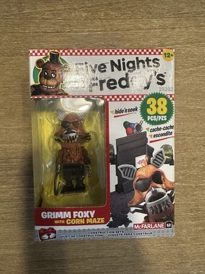 *RETIRED RARE VAULTED* Mcfarlane Five Nights At Freddys Grimm Foxy W Corn Maze