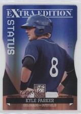 2011 Donruss Elite Extra Edition Prospects Blue Status Die-Cut Kyle Parker sh7