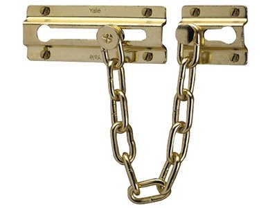 Yale Locks - P1037 Door Chain Brass Finish