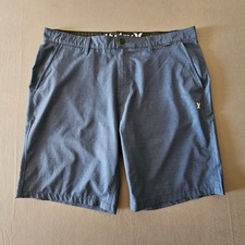 Hurley Quick Dry Classic Fit Hybrid Walk Board Shorts Mens Size 38 Blue Skate