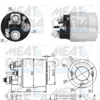 Meat & Doria Magnetschalter Anlasser Starter Passend FüR CitroËN Berlingo C2 C3