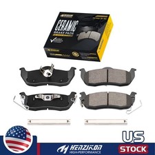 Complete Rear Brake Pad Set P-1041 w/Hardware for Jeep Grand Cherokee 2005-2010