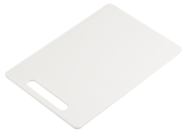 Kesper 32470 Schneidebrett Aus Pp-Kunststoff, Weiß, 28,5 X 19,5 X 0,5 Cm-image