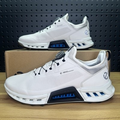 ECCO Biom C4 Boa Gore-Tex GTX Golf Shoe White Black Men's Size 10 - 10.5 / EU 44