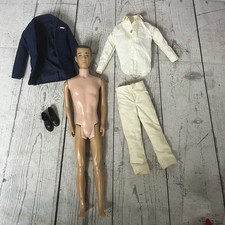 1960 Mattel Ken Doll Brunette Blue Eyes Barbie Boyfriend Outfit