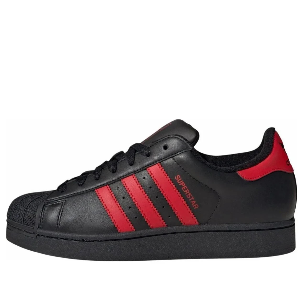Adidas Superstar 2 Black Scarlet