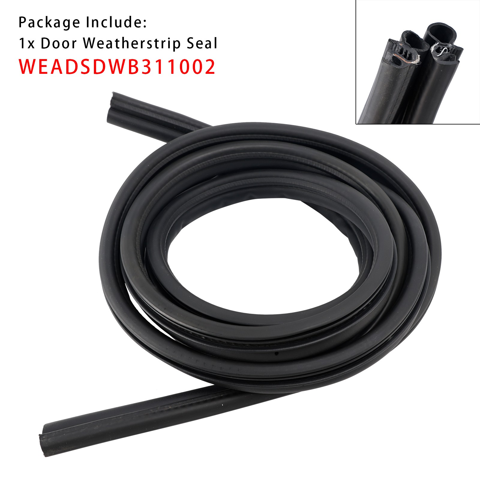 Front Door Weatherstrip Seal For Dodge Ram 1500 2500 3500 pickup truck 2002-2008