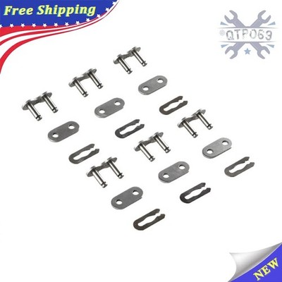 6PCS 415 Chain Master Link Kit For 2 Cycle 80cc Motorized Bicycle Bike Parts