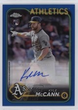2024 Topps Chrome Update Blue Refractor 67/150 Kyle McCann #AC-KMC Auto 12km