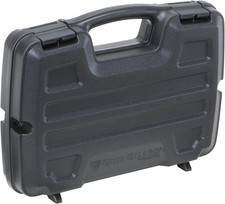 Hard Pistol Case Single Scoped Handgun Storage with Foam Padding Lock Tabs
