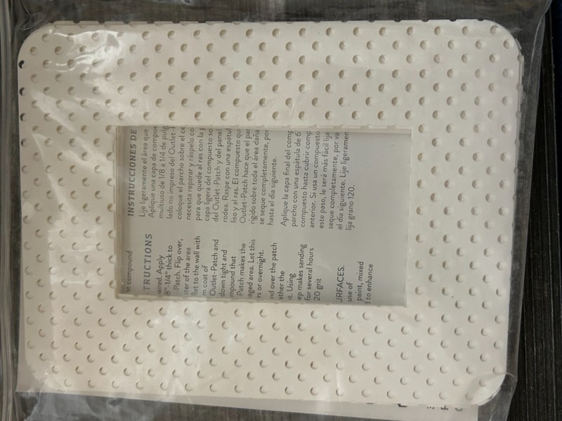Strait-Flex Outlet Drywall Patches- 10 Pack item OP-10s