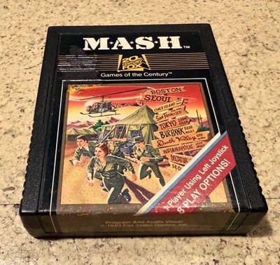 Atari 2600 Spiel   M-A-S-H   von 20th Century Fox in NTSC getestet