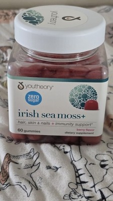 YouTheory Irish Seamoss Sugar Free Gummies 60ct Month Supply