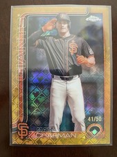 2025 Topps Chrome Matt Chapman #148 Gold Logo Refractor /50 San Francisco Giants