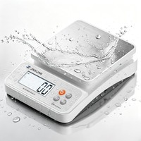 KüChenwaage Digital 5Kg 0,1G Wiederaufladbar Mit Usb-Kabel FüR Lebensmittel