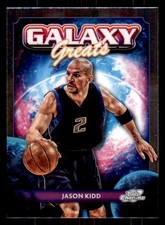 2023-24 Topps Chrome Cosmic #GG-5 Jason Kidd Galaxy Greats Dallas Mavericks