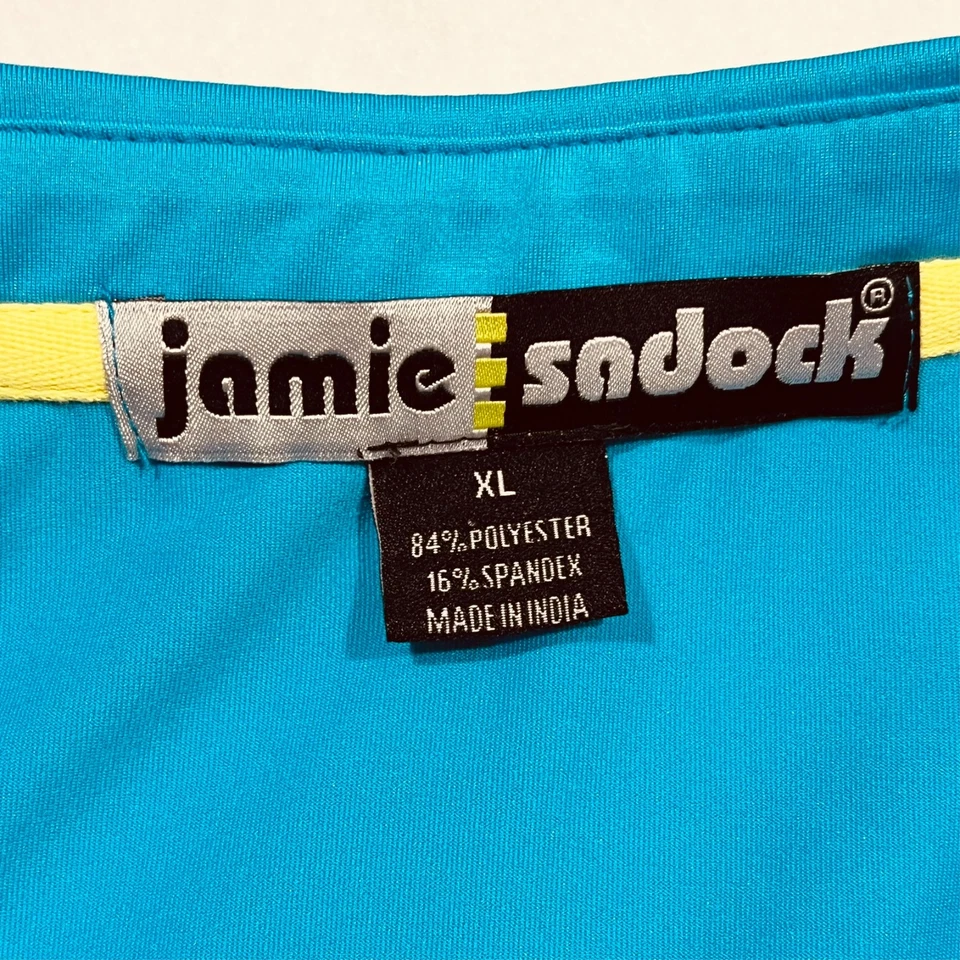 Polo sin mangas Jamie Sadock golf pickleball tenis azul para mujer XL Foto 3 de 4
